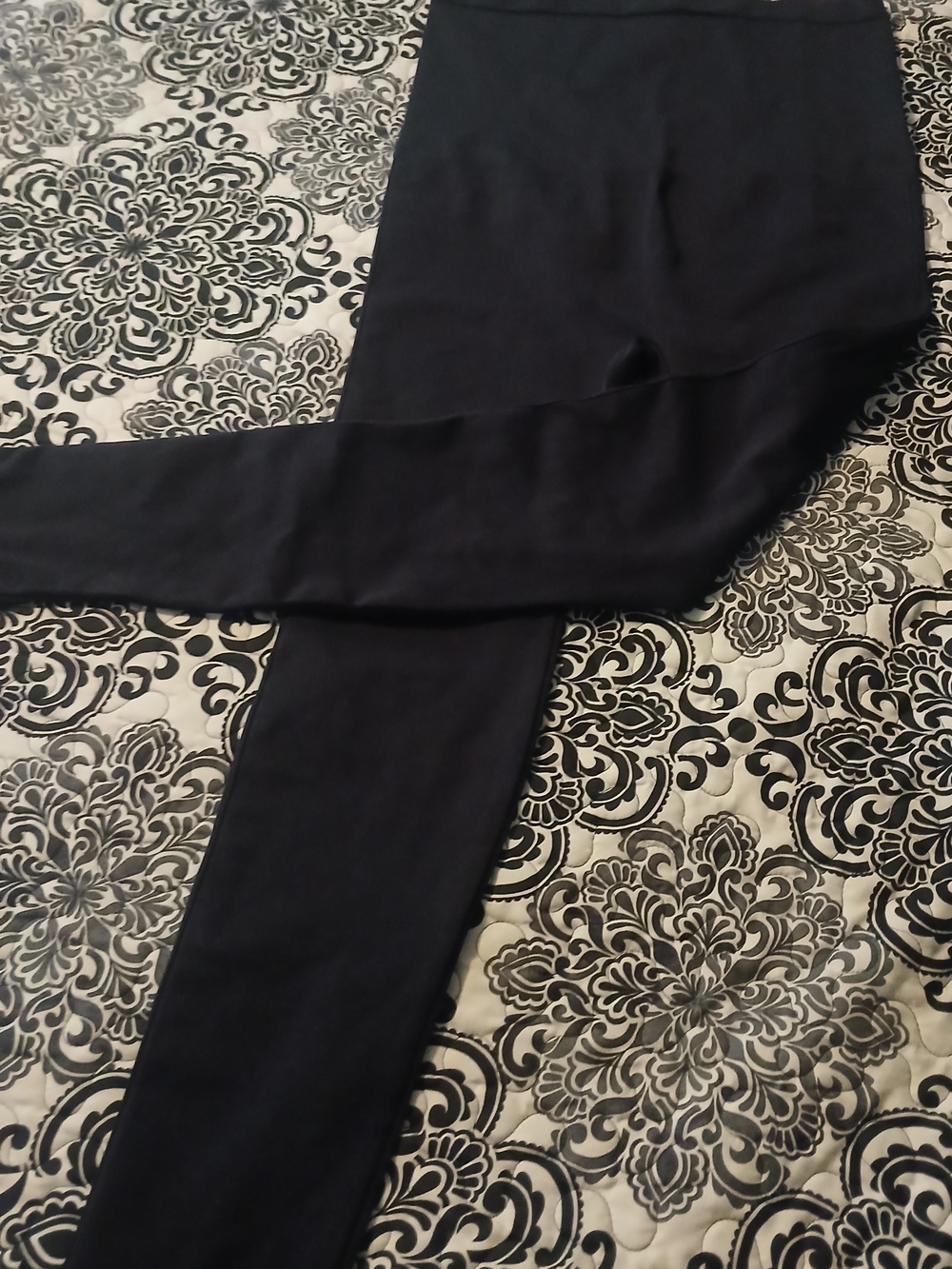 SPANX Black Everyday Leggings with Branded Tag